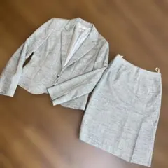 ESPIE スーツセット グレー　スカート　ジャケット　40 エスピエ