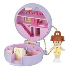 Polly Pocket ミニチュアチャーム２　ポーリーポケット　紫