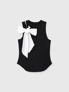 EIMY ISTOIRE 2WAY RIBBON SLIT TANK ブラックのサムネイル