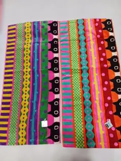 Atsuko Matano カラフルフェイスタオル（2枚組）