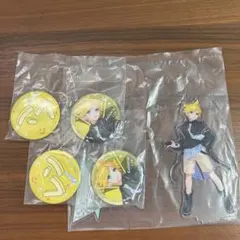 レン 缶バッジ 4個セット＋アクスタ