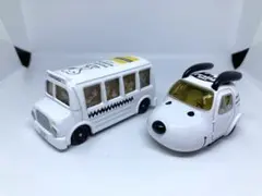 トミカ スヌーピーミュージアム限定 2台セットのサムネイル