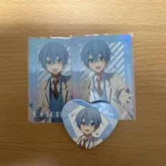 ころんくんの缶バッジ、カード×2