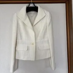 any sis ジャケット　フォーマル　セレモニー　白　入園　入学式