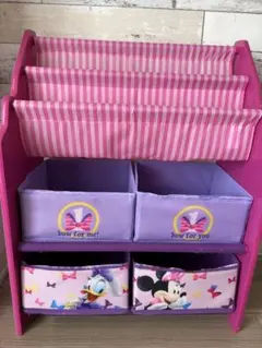 ミニーマウス おもちゃ収納ラック