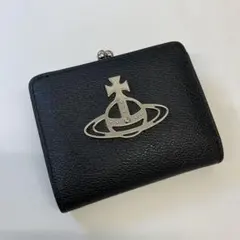 【26041901】 Vivienne Westwood ブラック 二つ折り財布