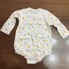 ミキハウスホットビスケッツ80 長袖ロンパース