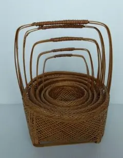 竹籠 ５点セット 籠