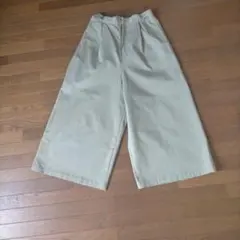 MidiUml ベージュ ガウチョパンツ