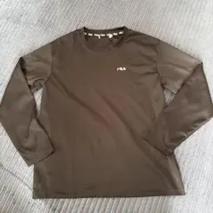 FILA ブラック 長袖カットソー