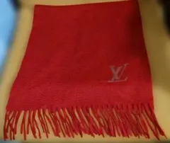 LOUIS VUITTON ルイヴィトン カシミヤ マフラー 赤