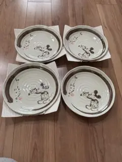 ミッキー　皿セット　和皿 カレー　パスタ　4枚セット 三郷陶器