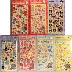 サンリオ ボンボンドロップシール 海外製 7枚セット