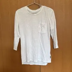 パタゴニアPatagoniaホワイト7分丈、T￼シャツ、XS 美品