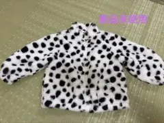新品未使用　ダルメシアン柄 ファーブルゾン