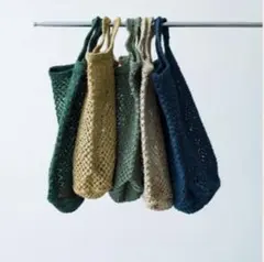 MAISON BENGAL ジュートマクラメ ショッピングバック　かごバッグのサムネイル