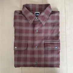 【美品】THE NORTH FACE チェック柄長袖シャツ