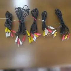 RCAケーブル 5本セット