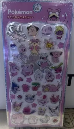 ポケモン プチドロップステッカー シール ピンク