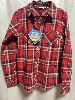 Columbia UPF 50 レッドチェック長袖シャツ