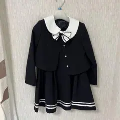 ネイビー セーラー襟 フォーマルドレスセット 120