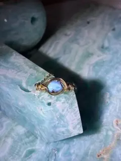 ゴールデンヒルターコイズ チェーンリング