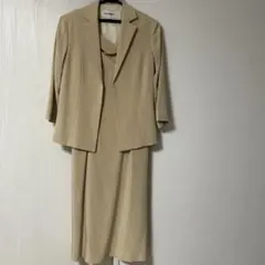 【美品】ロートレアモン　セットアップスーツ　ベージュLサイズ