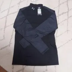 UNDER ARMOUR ハイネック長袖シャツ LG ブラック