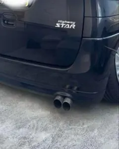 パレットsw mk21S ルークスML21S用ワンオフフルストレート中間パイプ