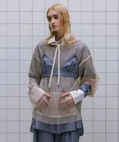 MAISON SPECIAL メゾンスペシャル　ダイヤメッシュフーディのサムネイル
