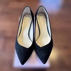 Odette e Odile 黒 スエード パンプス　【25】