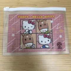 JRA ターフィー ハローキティ コラボ ジッパーケース 匿名配送のサムネイル
