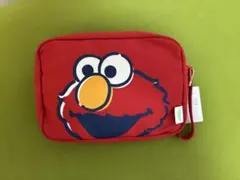 セサミストリート　エルモ　カラフルアートマルチポーチ