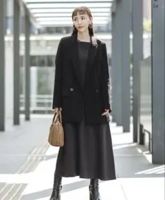 UNIQLO ポンチフレアワンピース