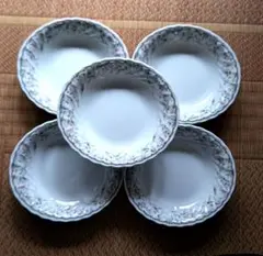 【NARUMI ナルミ】 花柄 陶磁器皿 5枚セット★のサムネイル