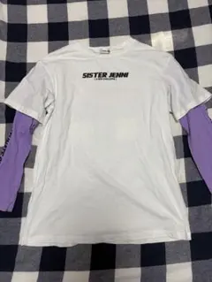 SISTER JENNI 長袖カットソー ホワイト/パープル