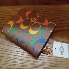 COACH 二つ折り財布 シグネチャー マルチカラーのサムネイル