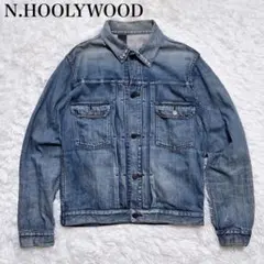 美品 N.HOOLYWOOD 2nd ヴィンテージ加工 デニムジャケット 38のサムネイル