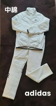 adidas 中綿　ジャケット&パンツセットアップ　【S】