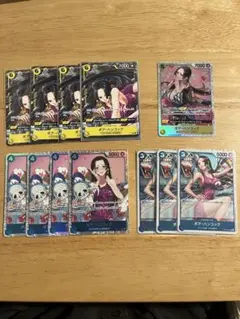 ワンピースカード　青黄ハンコック デッキパーツ