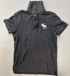 Abercrombie & Fitch グレー ポロシャツ M