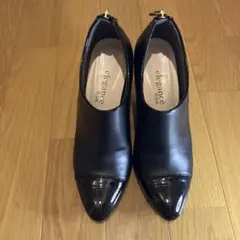 elegance パンプス ブーティ ブラック 22.5cmのサムネイル