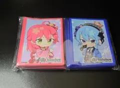 未開封、未使用　ホロライブ　さくらみこ　不知火フレア　九十九佐命　スリーブ メルカリ