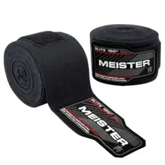 【新品】MEISTER 180インチ ハンドラップ 黒 ボクシング 2本セットのサムネイル
