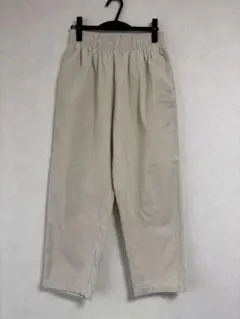 GU コーデュロイ イージーパンツ ベージュ Mサイズ