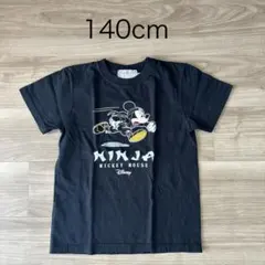 伊賀の京丸屋　忍者ミッキー Tシャツ 黒 キッズ 140cmのサムネイル