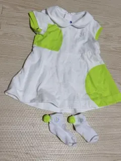 Jacadi ベビーワンピース 81cm 18M ソックス付のサムネイル