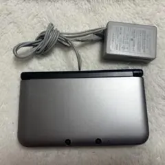 【 美品⠀】ニンテンドー3DS LL シルバー 本体 ACアダプター付き