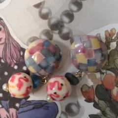 再販不可ハンドメイド　ピアス