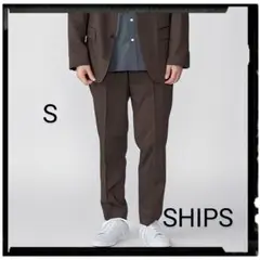 SHIPS【美品】〈手洗い可能〉リネン トロピカル SOLOTEX(R) パンツ